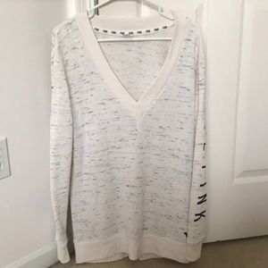 victoria’s secret v-neck sweatshirt